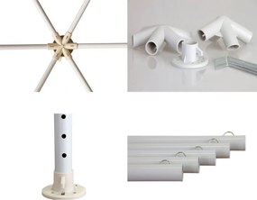 Pawilon ogrodowy 2x2x2m Net Green z moskitierą - altana ogrodowa, eventowa