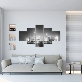 Obraz nowoczesnych drapaczy chmur (125x70 cm)