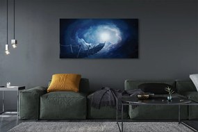 Zdjęcie na płótnie Most pod Niebem z Chmurami