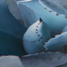 Obraz - Agawa (z zegarem) (90x30 cm)