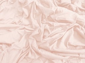 PrzytulneMieszkanie.pl Jersey prześcieradło jasnoróżowe 90 x 200 cm