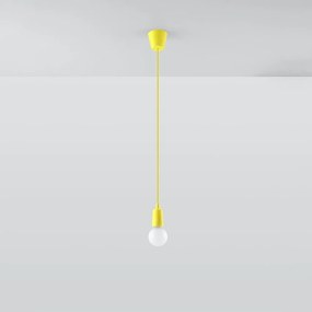 Żółta lampa wisząca ø 5 cm Rene – Nice Lamps