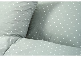 Stanex Pościel z kory Szara kropka, 140 x 220 cm, 70 x 90 cm