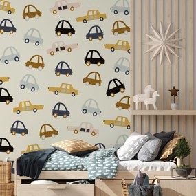 Fototapeta – Kolorowe samochody (196x136 cm)