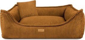Musztardowe legowisko dla psa i kota Milano