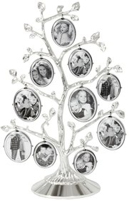 Metalowa ramka stojąca w kolorze srebra 27x18 cm Family Tree – Zilverstad