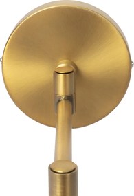 Inteligentna lampa ścienna brązowa z białym kloszem włącznie z WiFi A60 - Ladas Deluxe