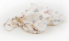 Matex Pościel muślinowa Motyle, 140 x 200 cm, 70 x 90 cm