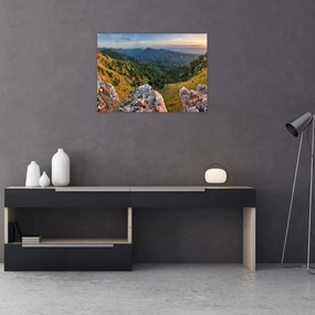 Obraz - Krajobraz górski (70x50 cm)