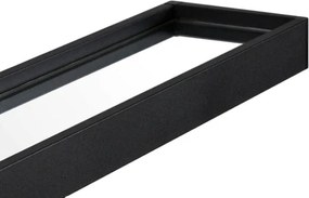 Okrągłe lustro ścienne Messa z półką 80 cm
