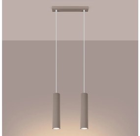 Brilagi - Żyrandol na lince CRESTO 2xGU10/10W/230V taupe
