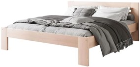 Łóżko podwójne w kolorze naturalnym 160x200 L7-Z18