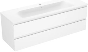 Mexen Orio szafka łazienkowa 140 cm z umywalką Vela, 2 szuflady, biała mat - 91A10-14047-2-BFF01-W23M01
