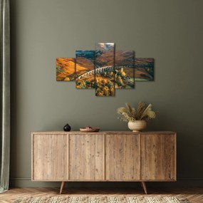 Obraz mostu w szkockiej dolinie (125x70 cm)