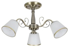 Żyrandol na pręcie LOSANNA 3xE14/40W/230V mosiężny