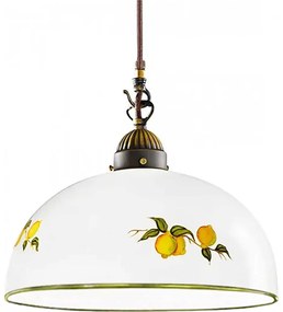 Kolarz 731.32.138 - Żyrandol na lince NONNA 1xE27/75W/230V śr. 36 cm cytryny