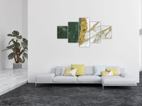 Obraz - Zielony marmur N⁰1 (125x70 cm)