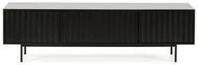 Czarna szafka pod TV 180x52 cm Sierra – Teulat