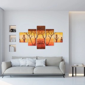Obraz - Afrykańska sawanna (125x70 cm)