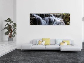 Obraz - Kaskady wodospadów (170x50 cm)