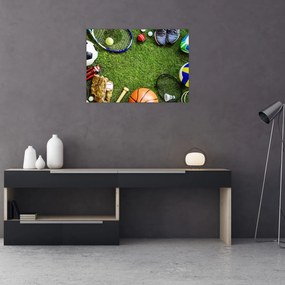 Obraz na szkle - Sport (70x50 cm)