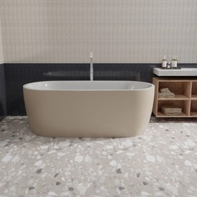 Wanna wolnostojąca owalna akrylowa biała 170 x 80 cm ELEGANT | Możliwa opcja Go Color