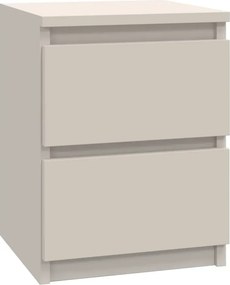 Minimalistyczny stolik nocny z szufladami kaszmir L4-P21