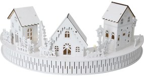 LED Zimowe miasteczko, 10x LED, 40 cm, 2x AA