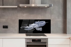 Szklany Panel Detal Głowy Smoka Japońskiego