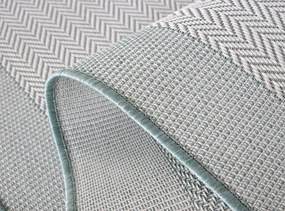 Dywan zewnętrzny Miovani kremowo-zielony 80 cm x 250 cm