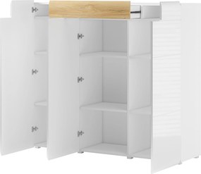 Komoda IBIZA 147 cm do Salonu Sypialni z Szufladą Antracyt
