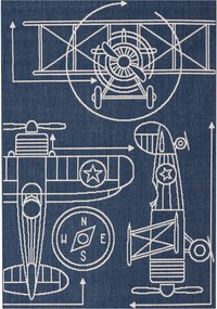 Dywan Aeroplane blue 120x170 cm