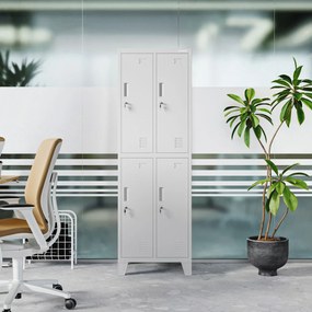 Szafka pracownicza BHP szara: BARTEK 2 Plus