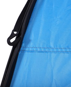 Outsunny Namiot kempingowy 2w1 Prysznic i Toaleta Pop-Up Wewnętrzna kieszeń Niebieski Poliester | Aosom PL