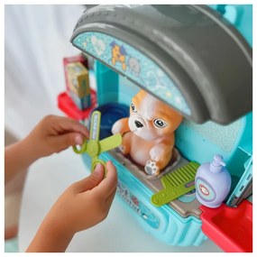 Woopie zestaw małego weterynarza 3w1 domek w plecaku piesek