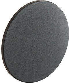 Zewnętrzna lampa ścienna czarna z LED IP54 - Soleil