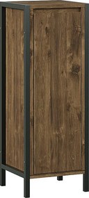 Szafka Midi dąb/czarny 30x28x80 naola