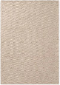 Beżowy wełniany dywan tkany ręcznie 140x200 cm Lyon Beans – Elle Decoration