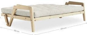Turkusowa rozkładana sofa 204 cm Grab – Karup Design