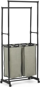 Stojak z miejscem do przechowywania GD-176 BK, plastik, czarny
