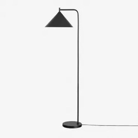 Lampa Stojąca Z Żelaza Cambrea Czarna - Sklum