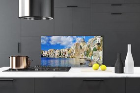 Panel Szklany Zabytkowe Miasto nad Zatoką