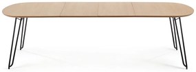 Rozkładany stół w dekorze dębu 100x170 cm Novac – Kave Home
