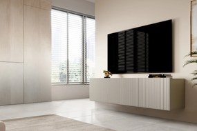 Szafka RTV wisząca Nicole 150 cm z szufladą - kaszmir mat