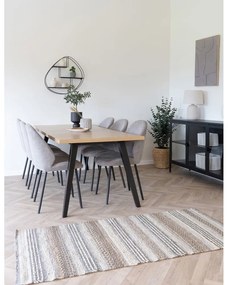Czarna wielopoziomowa metalowa półka 60 cm Wrexham – House Nordic