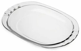 Bormioli Rocco Szklany talerz z pokrywą Basic, 27 cm