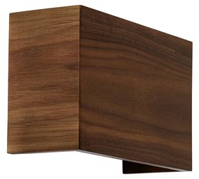 Inteligentna lampa ścienna z drewna orzechowego 24 cm w tym Wi-Fi G9 - Otan Rustykalny / Vintage Oswietlenie wewnetrzne
