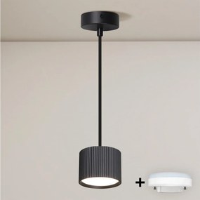 BRILAGI - LED Żyrandol na lince STRIPY 1xGX53/15W/230V pr. 82 mm czarny