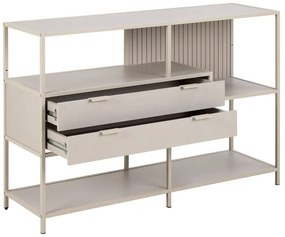 Szary regał 114x78x35 cm Seaford – Actona