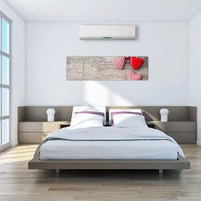 Obraz - Serca (170x50 cm)